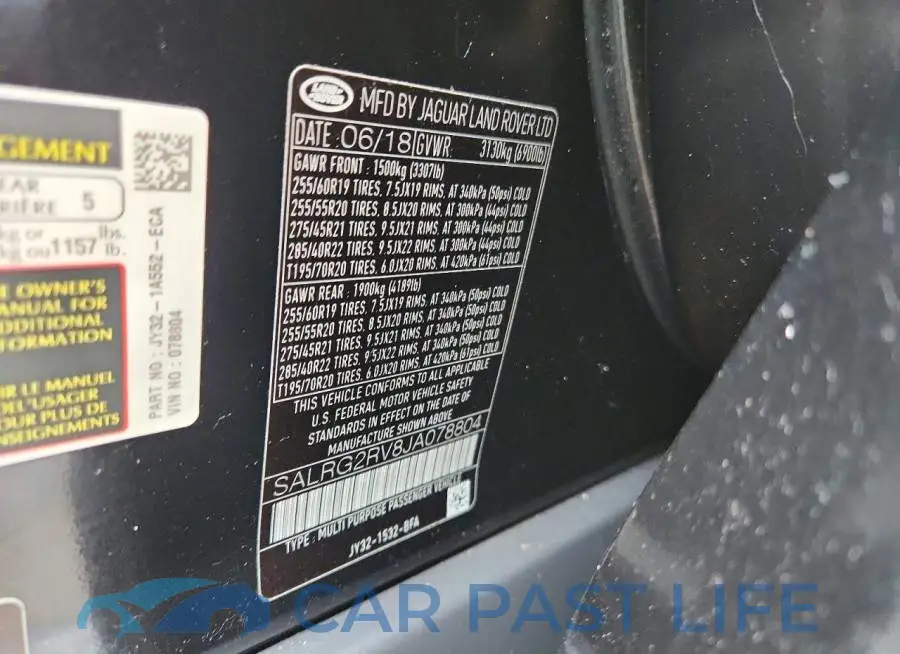 SALRG2RV8JA078804# 13