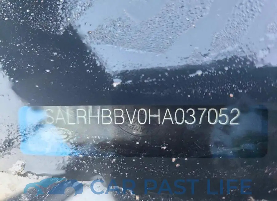 SALRHBBV0HA037052# 13