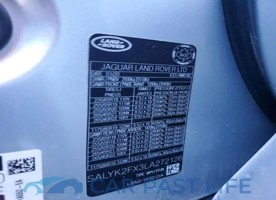 SALYK2FX3LA272126# 13