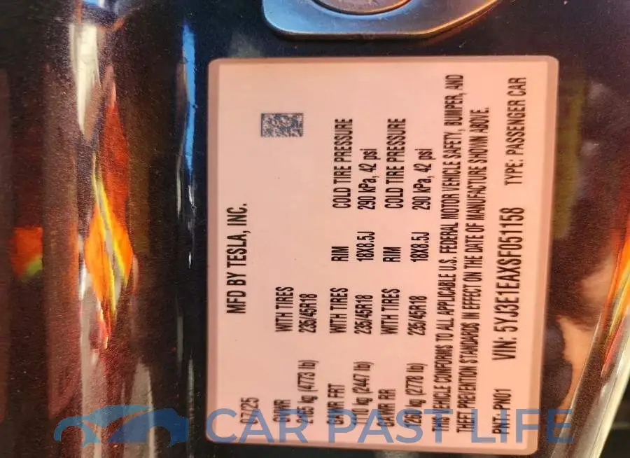 5YJ3E1EAXSF051158# 13