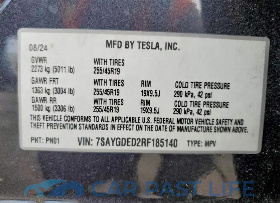 7SAYGDED2RF185140# 12