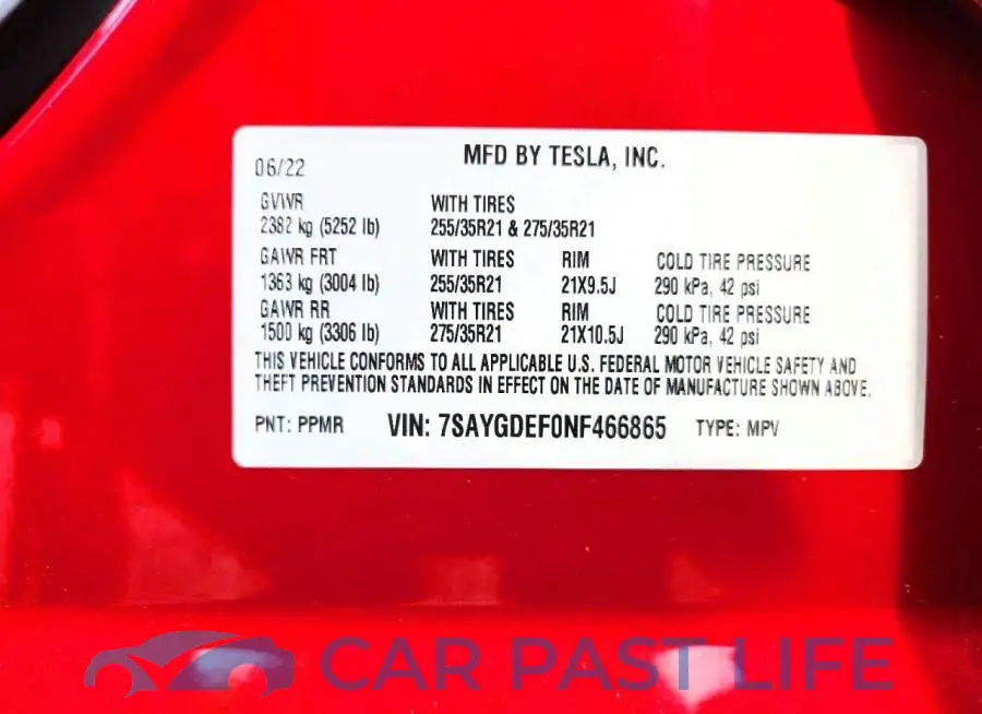 7SAYGDEF0NF466865# 13