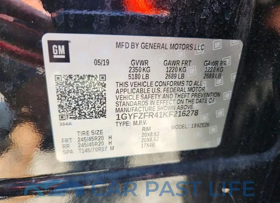 1GYFZFR41KF216278# 14