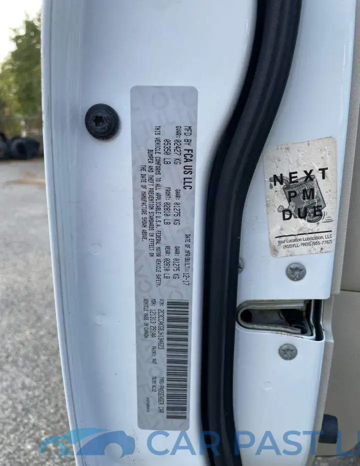 2C3CCAKG8JH194623# 10