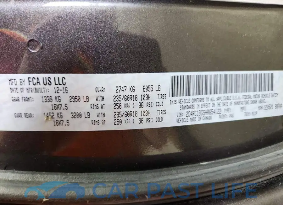 2C4RC1BG5HR654122# 13