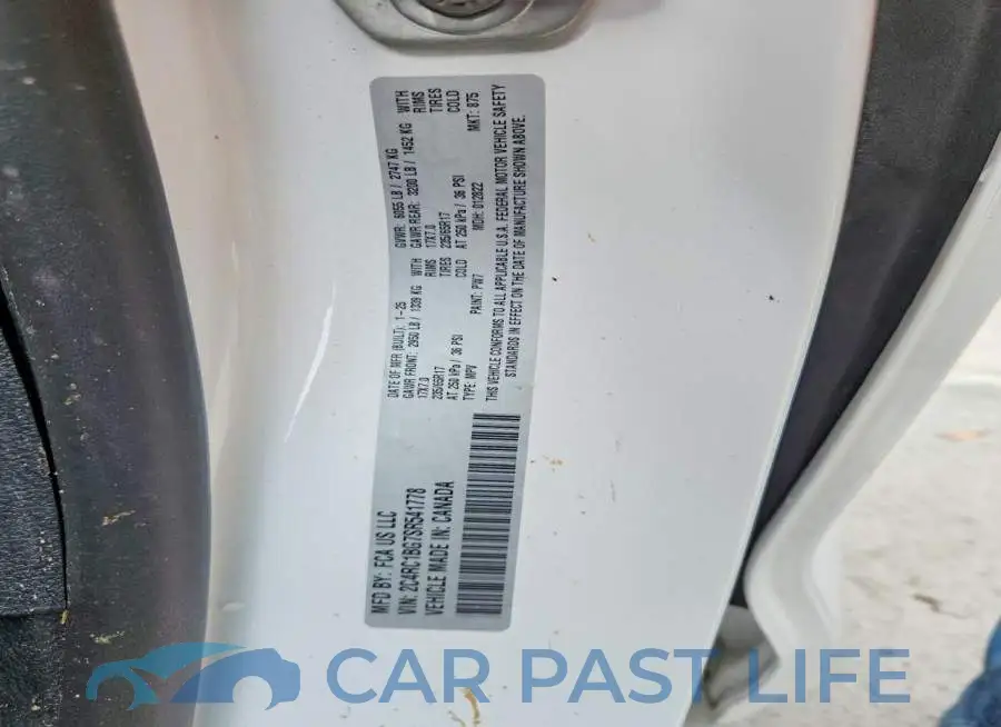 2C4RC1BG7SR541778# 14