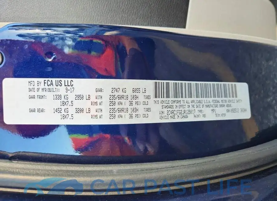 2C4RC1FG2JR129017# 14