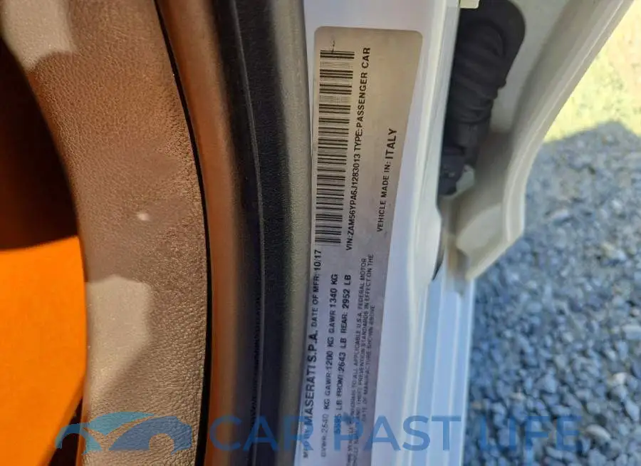 ZAM56YPA6J1283013# 12