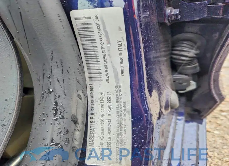 ZAM56YRL9J1286633# 13