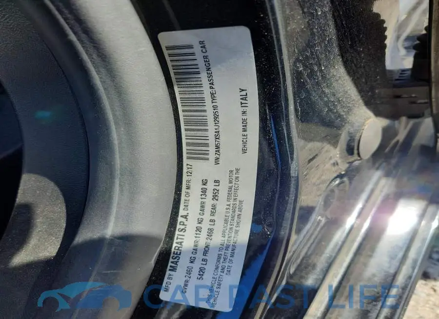 ZAM57XSA1J1292510# 13