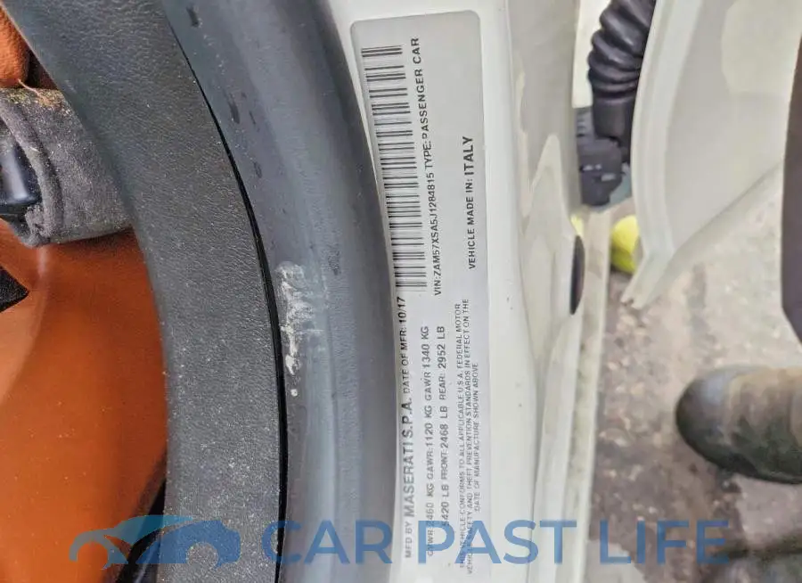 ZAM57XSA5J1284815# 12