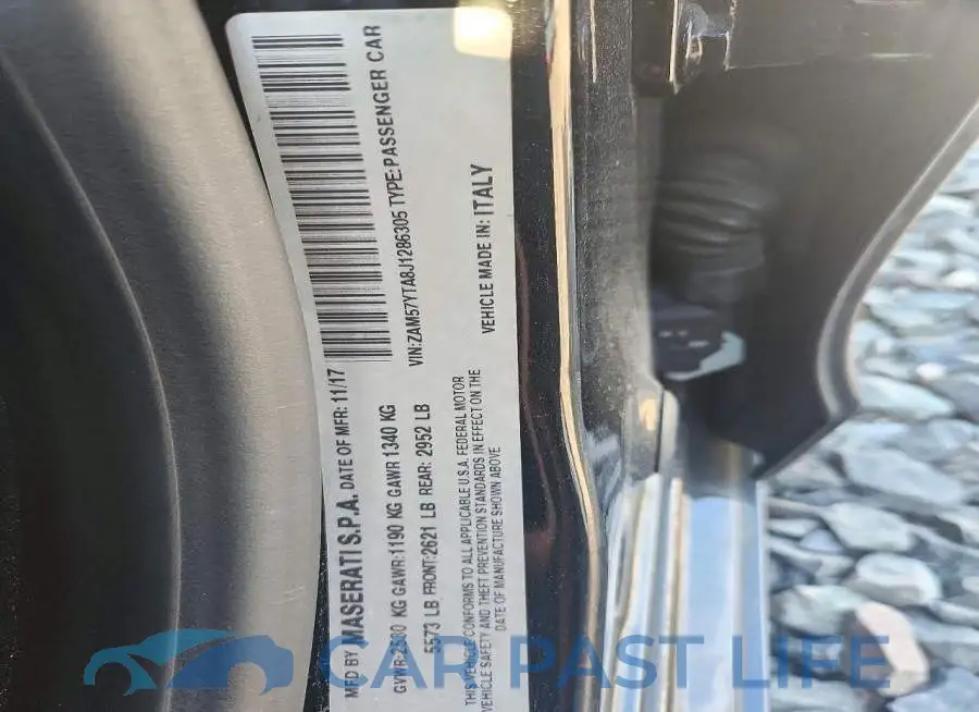 ZAM57YTA8J1286305# 12