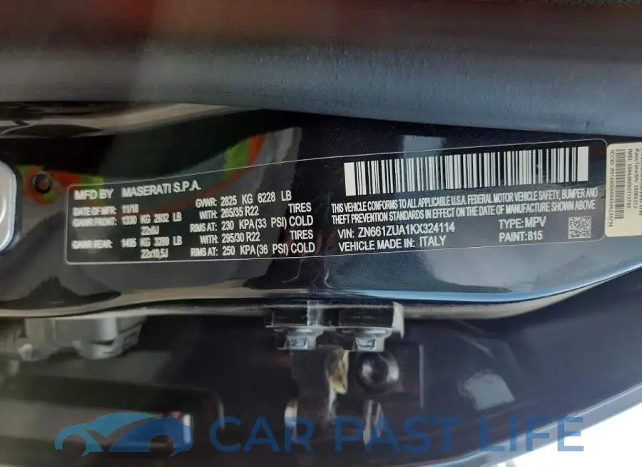 ZN661ZUA1KX324114# 12