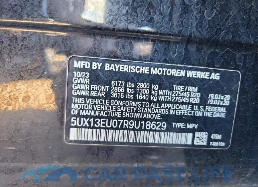 5UX13EU07R9U18629# 13