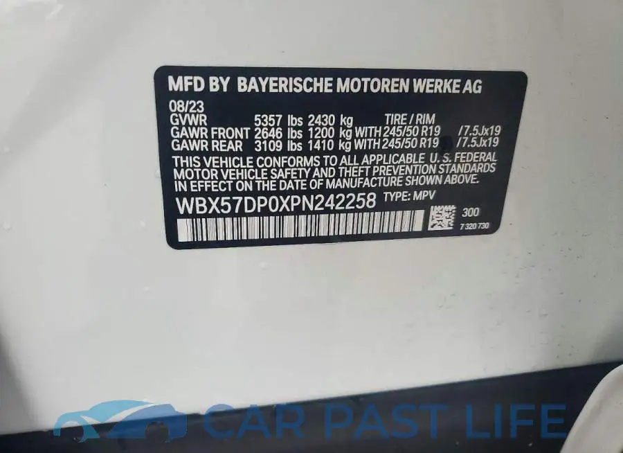 WBX57DP0XPN242258# 13