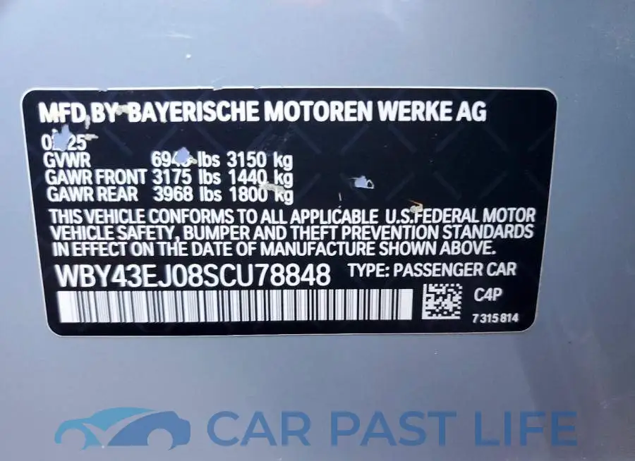 WBY43EJ08SCU78848# 13