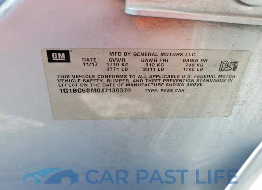 1G1BC5SM0J7139379# 12