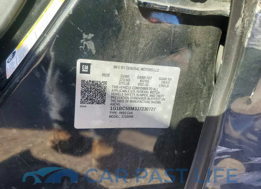 1G1BC5SM3J7230727# 12
