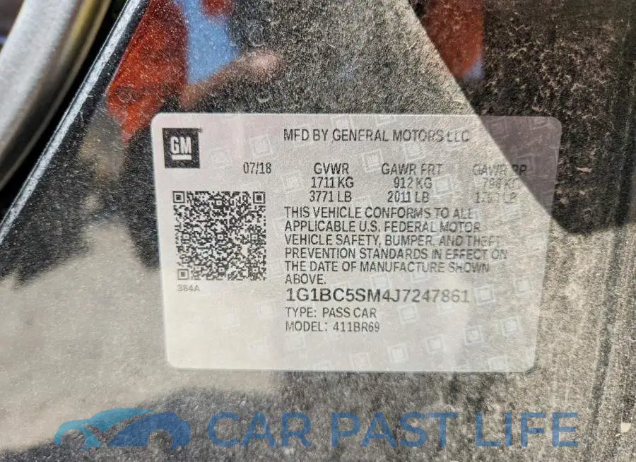 1G1BC5SM4J7247861# 12