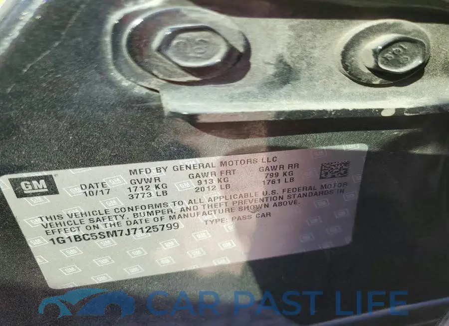 1G1BC5SM7J7125799# 12