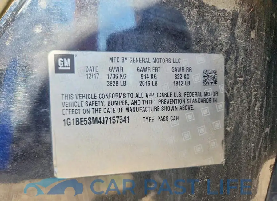 1G1BE5SM4J7157541# 12