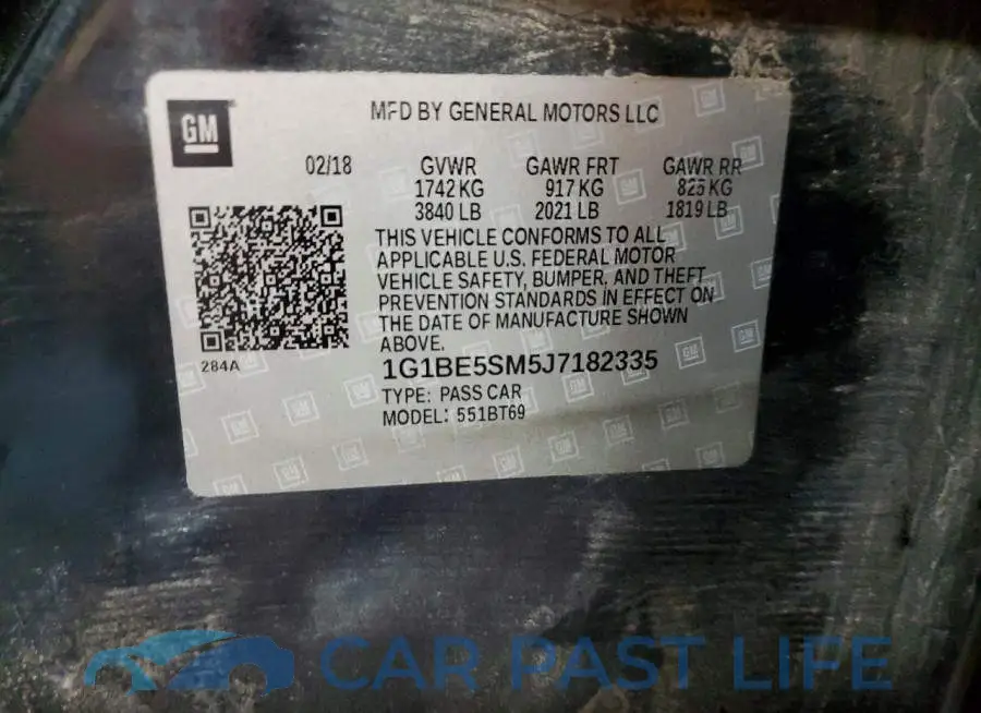 1G1BE5SM5J7182335# 12