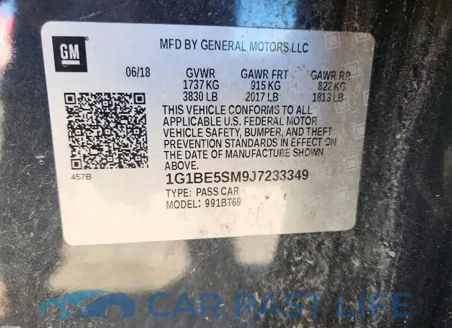 1G1BE5SM9J7233349# 12
