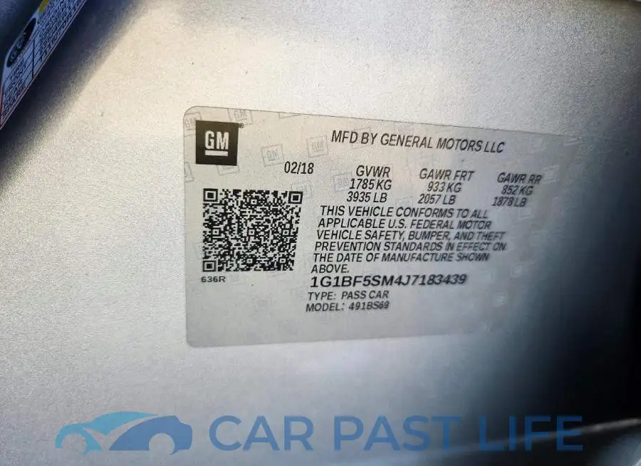 1G1BF5SM4J7183439# 13