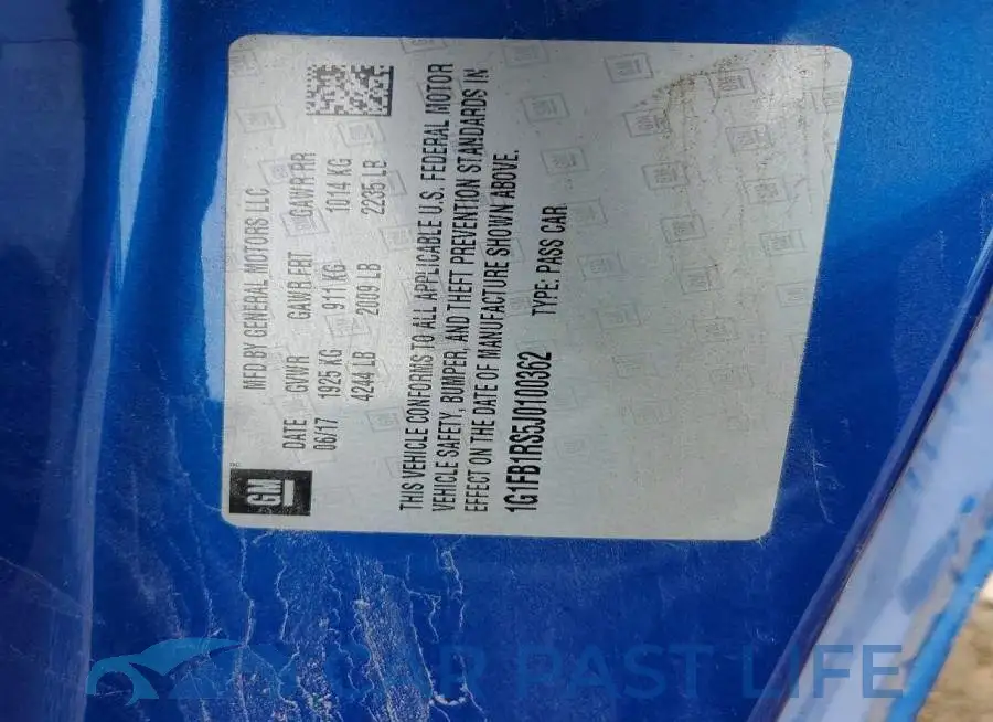 1G1FB1RS5J0100362# 12