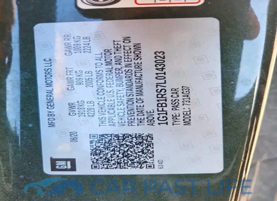 1G1FB1RS7L0143023# 12