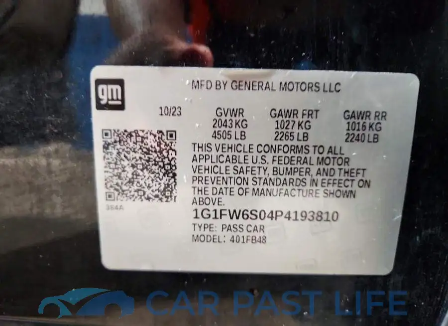 1G1FW6S04P4193810# 13