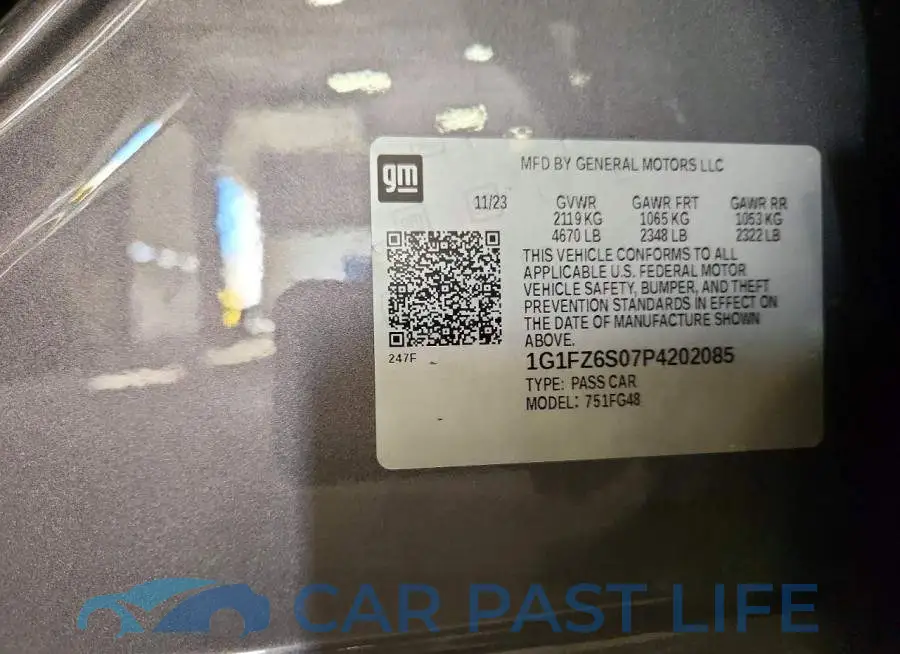 1G1FZ6S07P4202085# 13