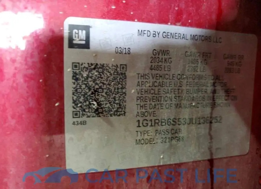 1G1RB6S53JU136252# 12