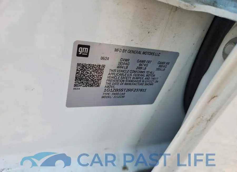 1G1ZB5ST2RF237811# 12