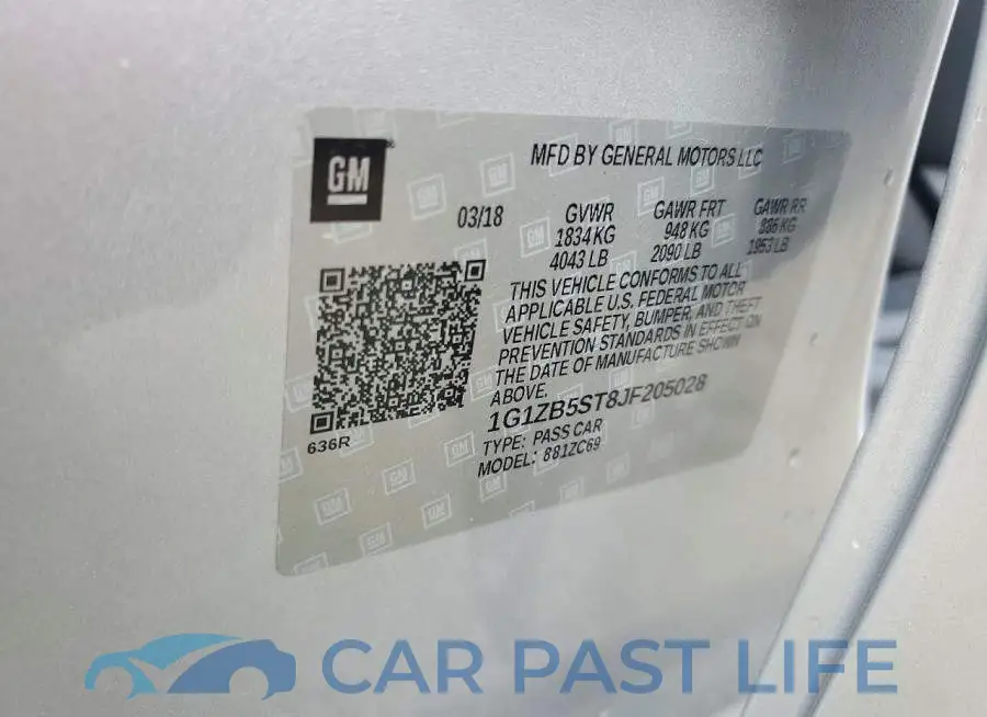 1G1ZB5ST8JF205028# 12