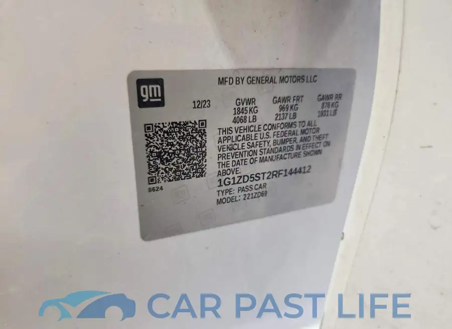 1G1ZD5ST2RF144412# 13
