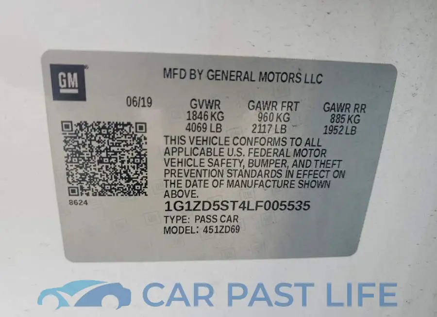 1G1ZD5ST4LF005535# 12