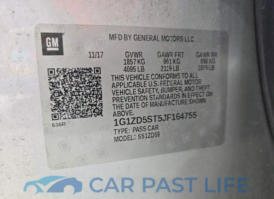 1G1ZD5ST5JF164755# 12