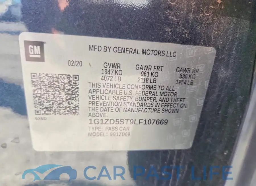 1G1ZD5ST9LF107669# 12