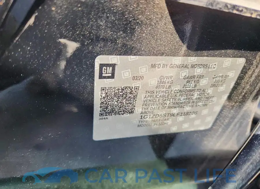 1G1ZD5ST9LF118106# 12