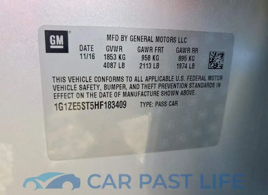 1G1ZE5ST5HF183409# 12