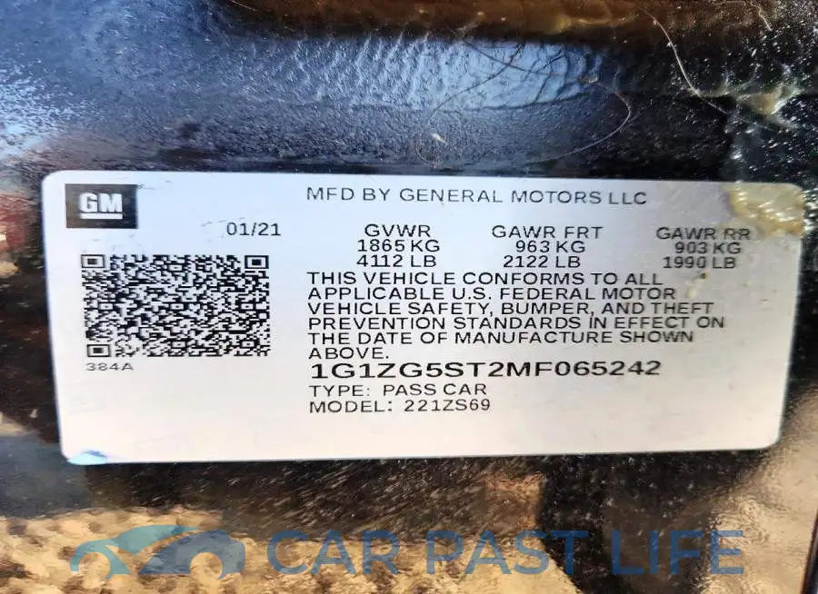 1G1ZG5ST2MF065242# 13