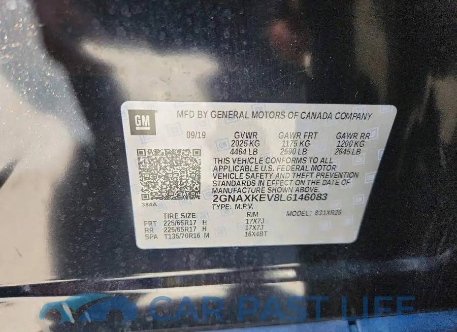 2GNAXKEV8L6146083# 14