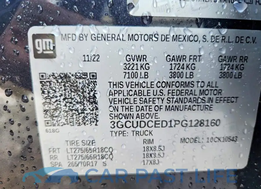 3GCUDCED1PG128160# 13