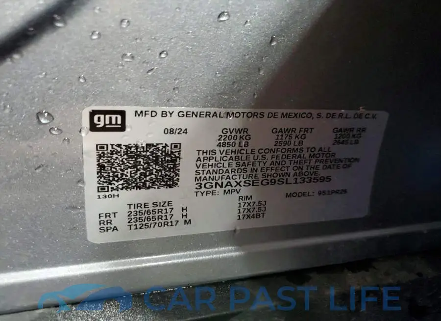 3GNAXSEG9SL133595# 13