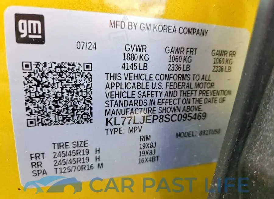 KL77LJEP8SC095469# 14