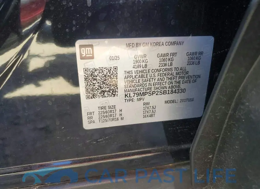 KL79MPSP2SB184330# 13