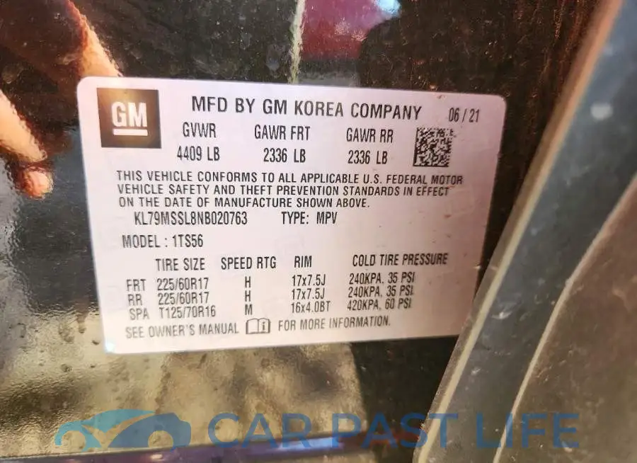 KL79MSSL8NB020763# 13