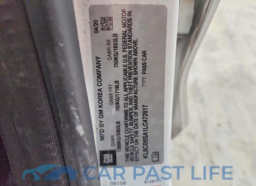 KL8CB6SA1LC472817# 12