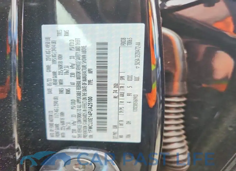 1FMCU0E14PUA25100# 12